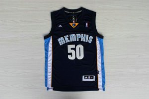 Maillot De Basket Memphis Grizzlies Zach Randolph 50 Tissus Sportif Fans Edition Bleu